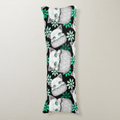 Kat Schattige en speels piekend uit een broekzak Lichaamskussen (Voorkant Verticaal)