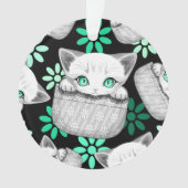 Kat Schattige en speels piekend uit een broekzak Ornament (voorkant)