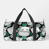 Kat Schattige en speels piekend uit een broekzak Plunjezak (Achterkant)