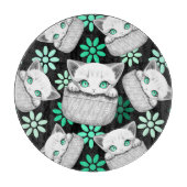 Kat Schattige en speels piekend uit een broekzak Snijplank (Voorkant)