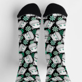 Kat Schattige en speels piekend uit een broekzak Sokken (Top)