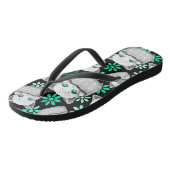 Kat Schattige en speels piekend uit een broekzak Teenslippers (Schuin)