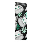 Kat Schattige en speels piekend uit een broekzak Thermosbeker (Geroteerd rechts)