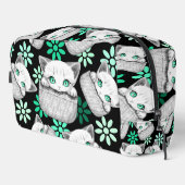 Kat Schattige en speels piekend uit een broekzak Toilettasje (Rechterhoek)