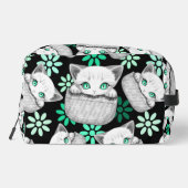 Kat Schattige en speels piekend uit een broekzak Toilettasje (Achterkant)
