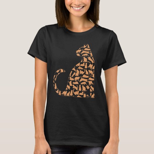 Kat  Schattige Kittens Kat 3 T-shirt (Voorkant)