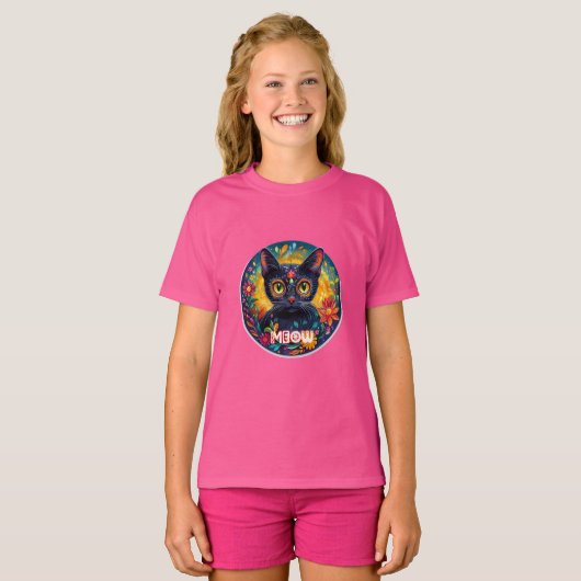 Kat schattigheid overload! Schattige Cat Gear voor T-shirt (Voorkant volledig)