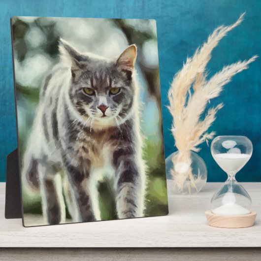 Kat schilderen fotoplaat (Zijkant)