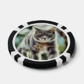 Kat schilderen poker chips (Enkel)