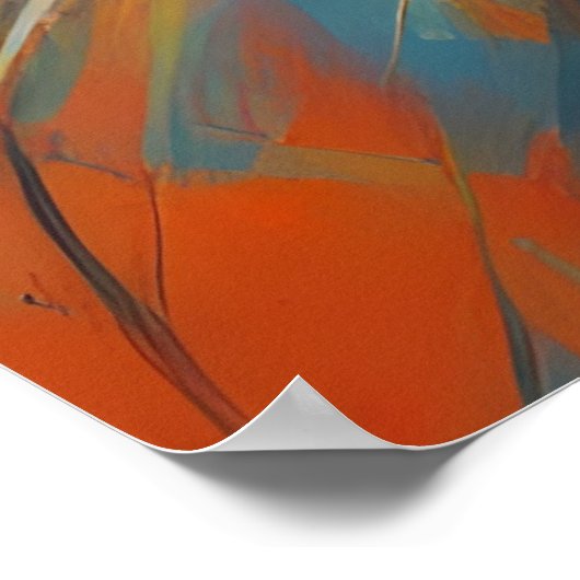 Kat schilderen poster (Hoek)