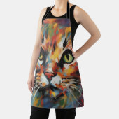 Kat schilderen schort (Insitu)