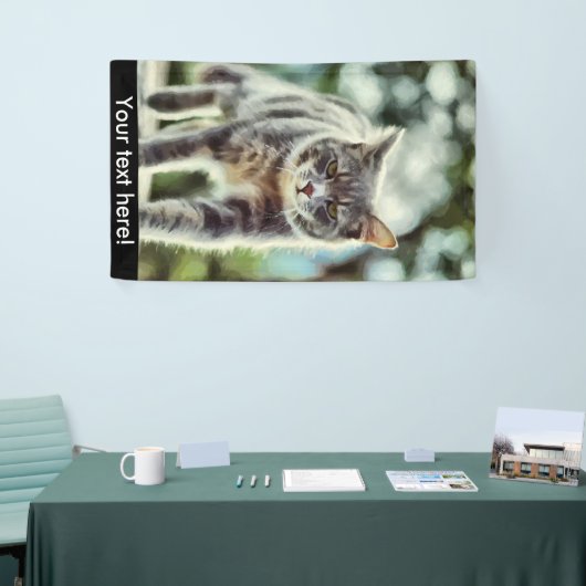 Kat schilderen spandoek (Beurs)