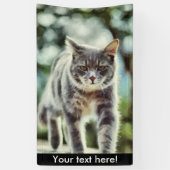 Kat schilderen spandoek (Verticaal)