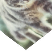 Kat schilderen tafelkleed (Gekanteld)