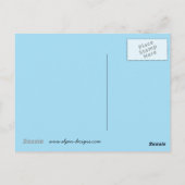 Kat schilderen van Siamese - Kute Original Cat Art Briefkaart (Achterkant)