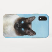 Kat schilderen van Siamese - Kute Original Cat Art Case-Mate iPhone Case (Achterkant (horizontaal))