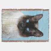 Kat schilderen van Siamese - Kute Original Cat Art Deken (Voorkant)