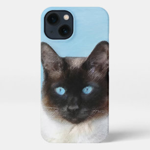 Kat schilderen van Siamese - Kute Original Cat Art iPhone 13 Hoesje