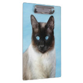 Kat schilderen van Siamese - Kute Original Cat Art Klembord (Rechts)