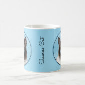 Kat schilderen van Siamese - Kute Original Cat Art Koffiemok (Center)