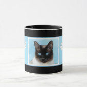 Kat schilderen van Siamese - Kute Original Cat Art Mok (Midden)