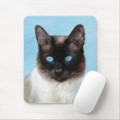 Kat schilderen van Siamese - Kute Original Cat Art Muismat (Met muis)