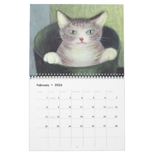 Kat Schilderkalender #2 Kalender (Feb 2026)