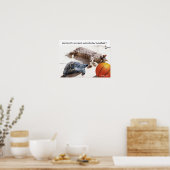 KAT, SCHILDPAD EN BASKETBAL POSTER (Keuken)