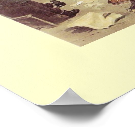 Kat School door Louis Wain Poster Print (Hoek)