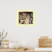 Kat School door Louis Wain Poster Print (Keuken)