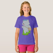 Kat Schoudertas T-shirt (Voorkant volledig)