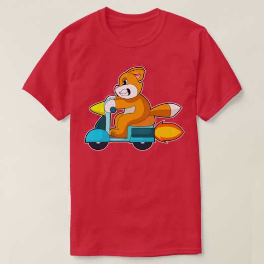 Kat scooter t-shirt (Design voorkant)