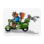 Kat scooters Magnet Magneet (Horizontaal)