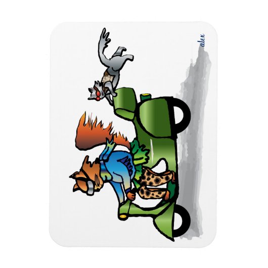 Kat scooters Magnet Magneet (Verticaal)