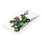 Kat scooters Magnet Magneet (Linkerzijde)