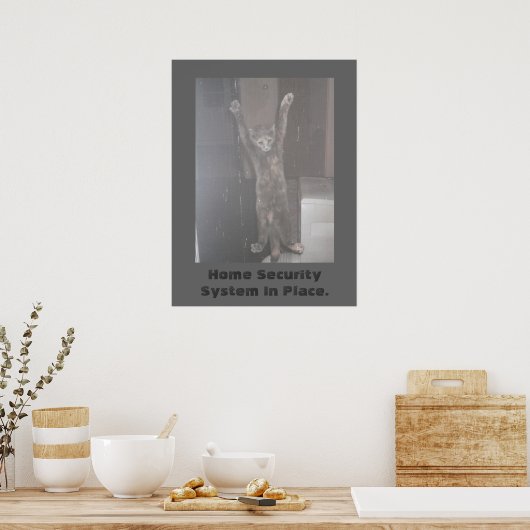 Kat Security Poster (Keuken)