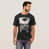 Kat Selfie Alien Invasion Meme Funny Kitten Schatt T-shirt (Voorkant volledig)
