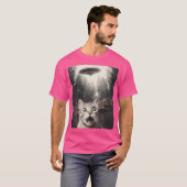 Kat Selfie met UFO T-shirt (Voorkant volledig)