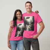 Kat Selfie met UFO T-shirt (Unisex)