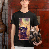 Kat selfie ufo t-shirt