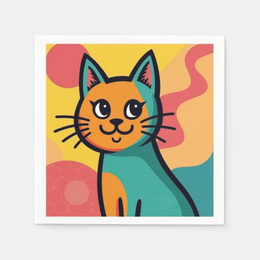 kat servet (Voorkant)