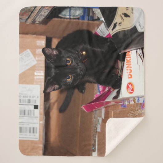 Kat Sherpa Deken (Voorkant)