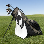 Kat Shirt - Kat in hart voor Kat eigenaren Golfhanddoek (Groen)