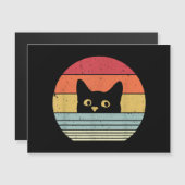 Kat Shirt. Retrostijl (Voorkant / Achterkant)