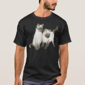 Kat-Shirt voor Siamese - Cat-papier - Cat-lade T-shirt (Voorkant)