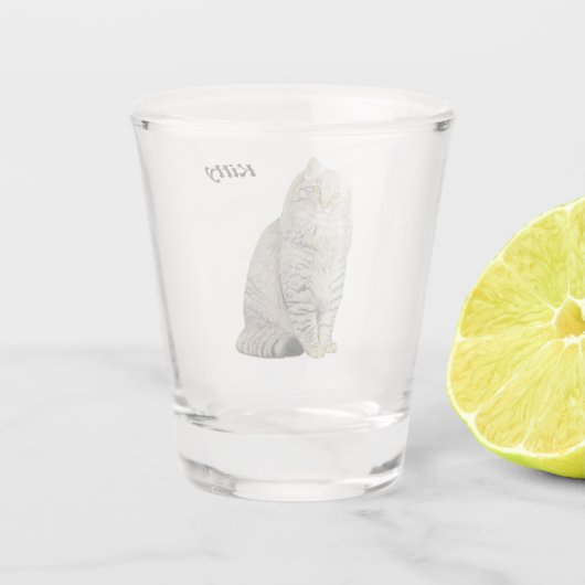 Kat Shot Glas (Achterkant)