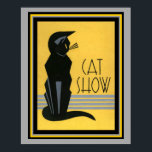 Kat-Show- Art Deco- 16 x 20 Poster<br><div class="desc">Vintage,  Art Deco,  Poster "Katten" 16 x 20</div>