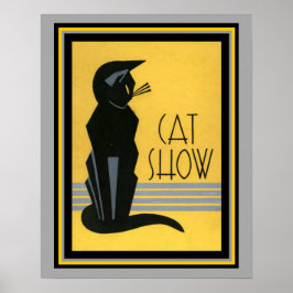 Kat-Show- Art Deco- 16 x 20 Poster