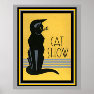 Kat-Show- Art Deco- 16 x 20 Poster