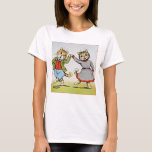 Kat Show Briefkaart Louis Wain Illustratie T-shirt